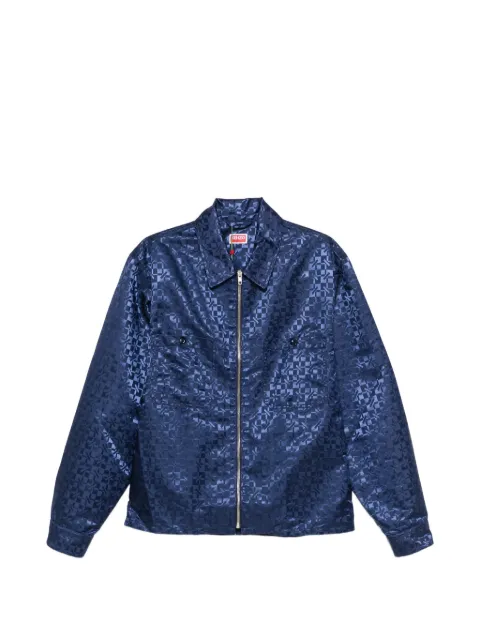 Kenzo jacquard zip-up shirt