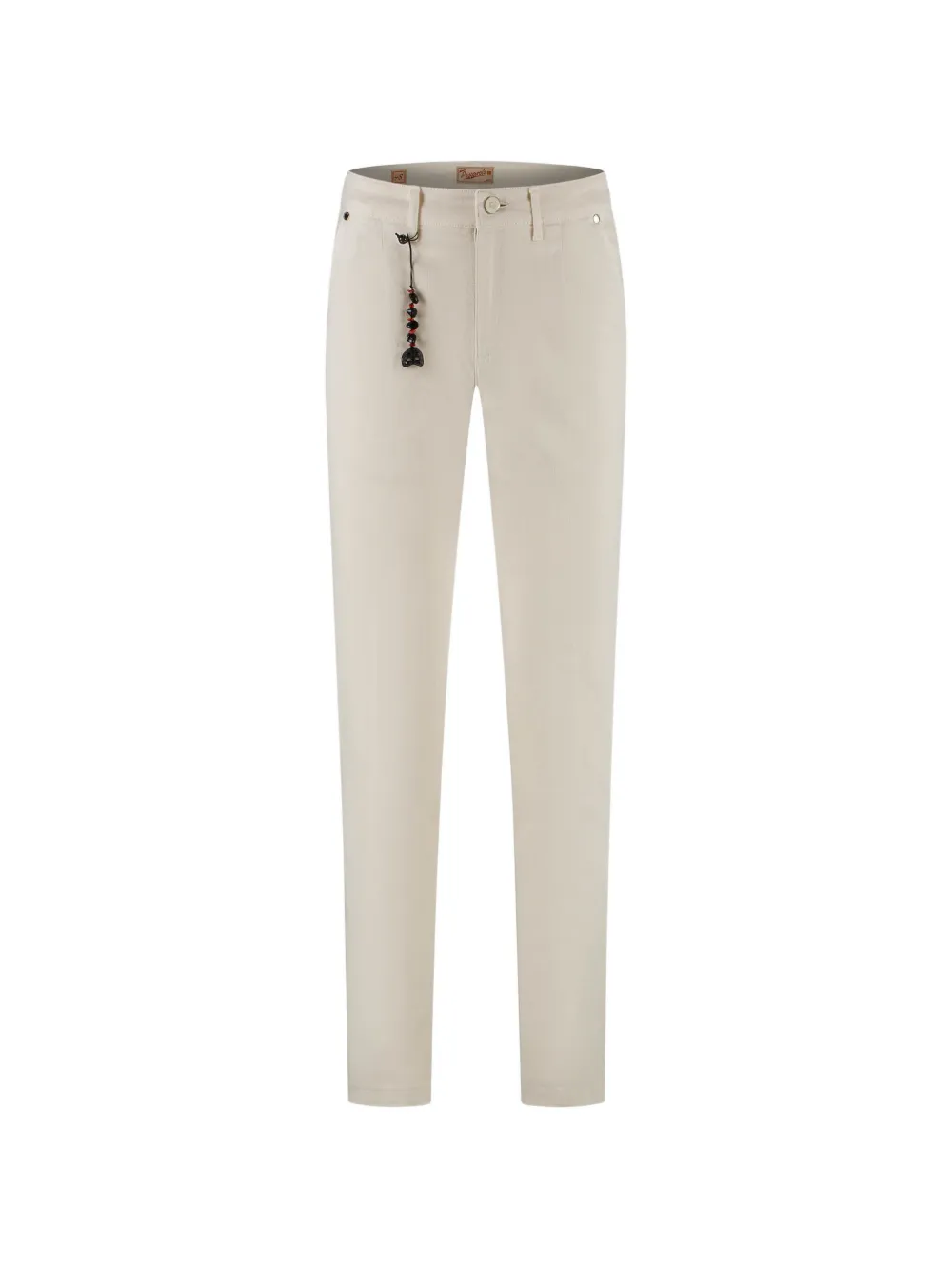 Marco Pescarolo beaded-charm straight-leg trousers - Toni neutri