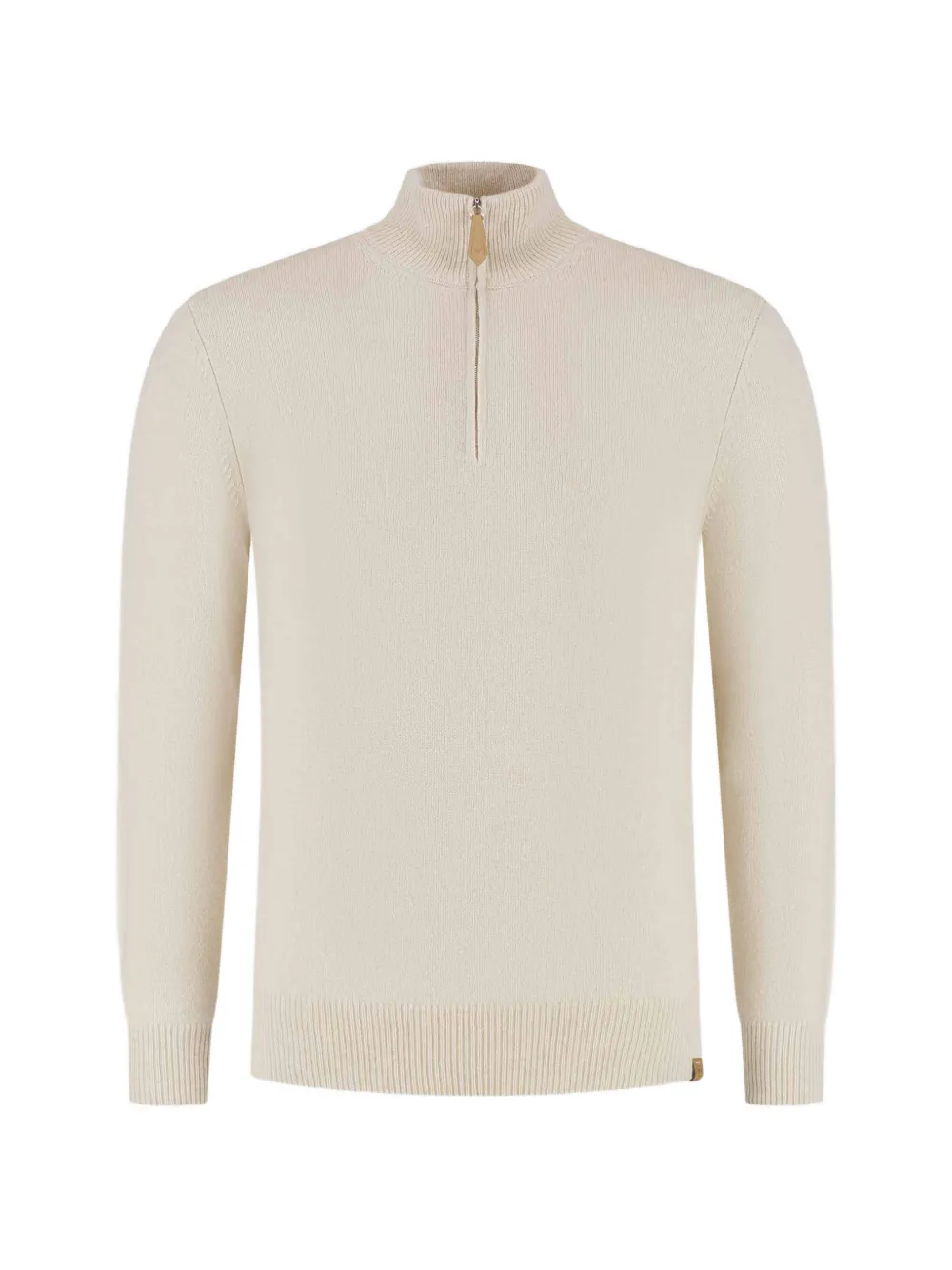 Jacob Cohën quarter-zip knitted sweater - Tons neutres Jacob Cohën quarter-zip knitted sweater - Tons neutres