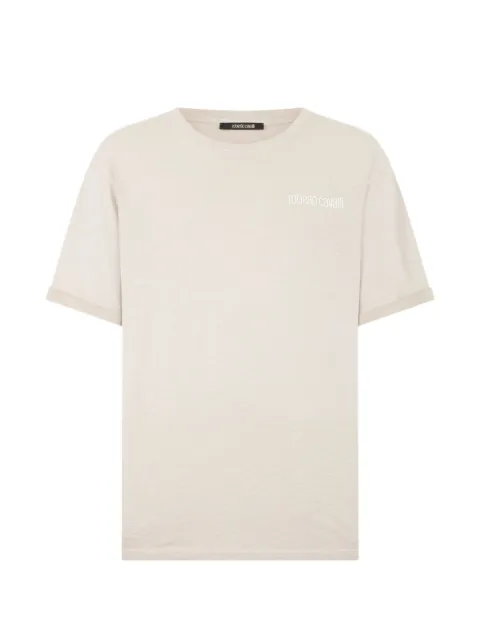 Roberto Cavalli snake-print T-shirt