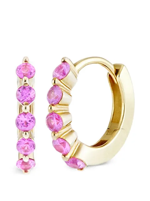 Dinny Hall aretes Shuga mini con zafiro rosa