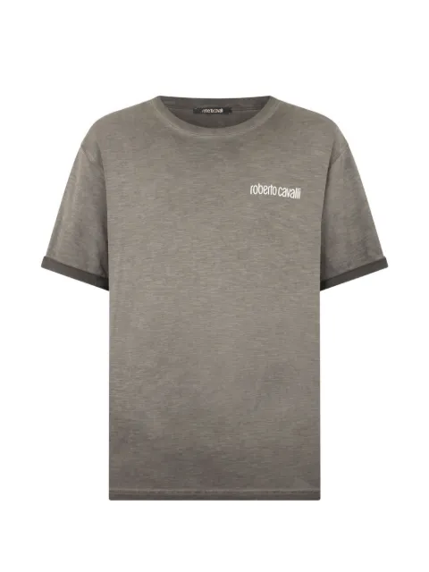 Roberto Cavalli snake-print T-shirt