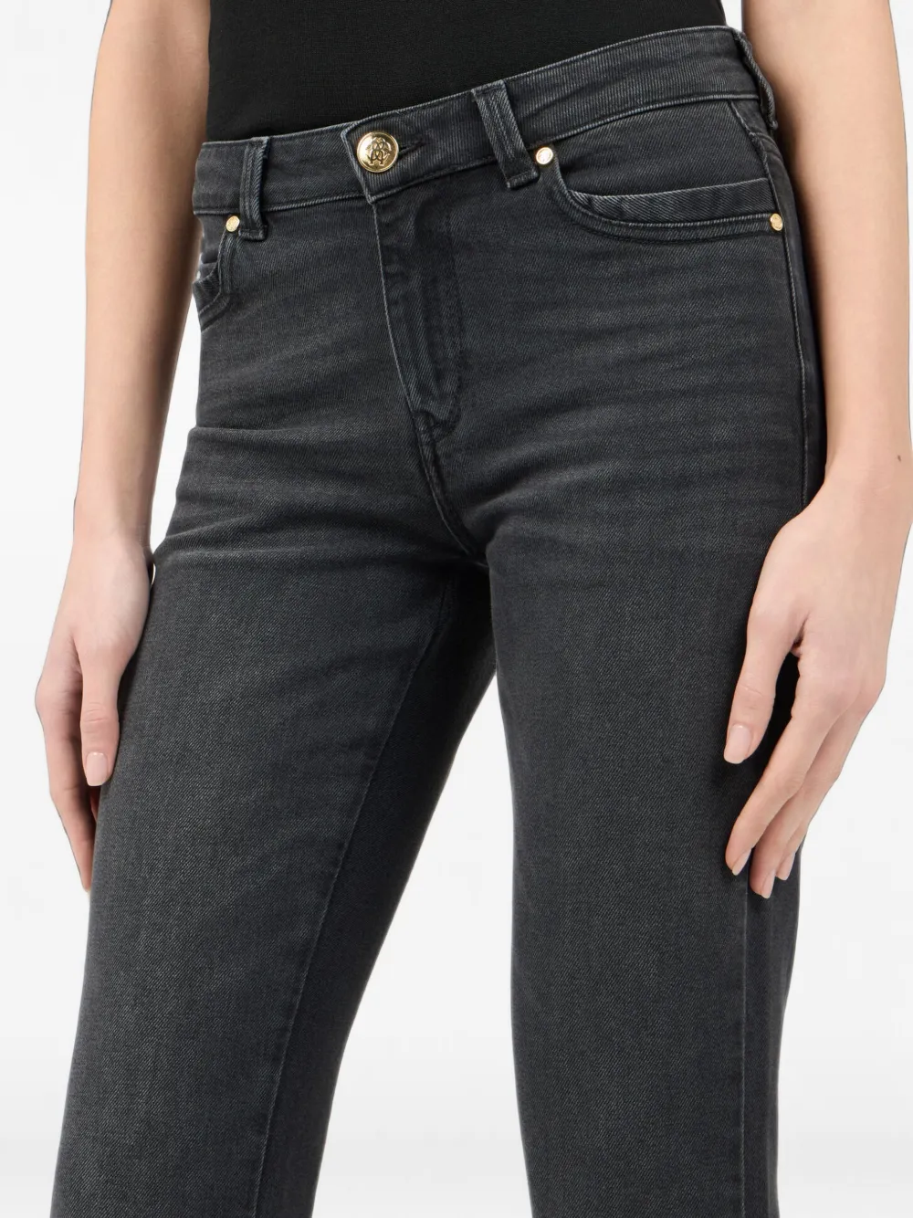 Roberto Cavalli Flared jeans Zwart