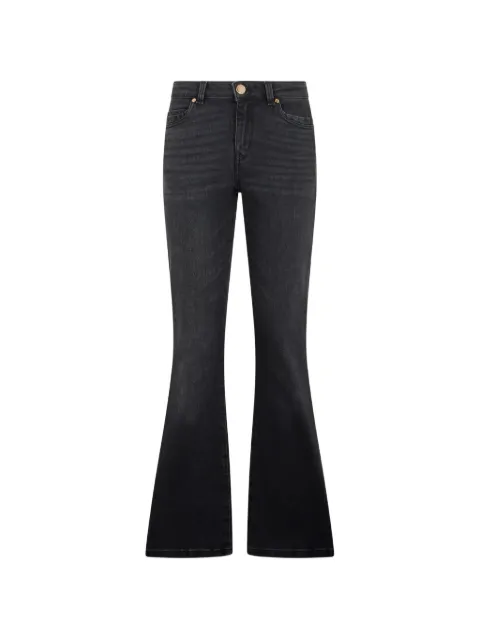 Roberto Cavalli logo-patch flared jeans