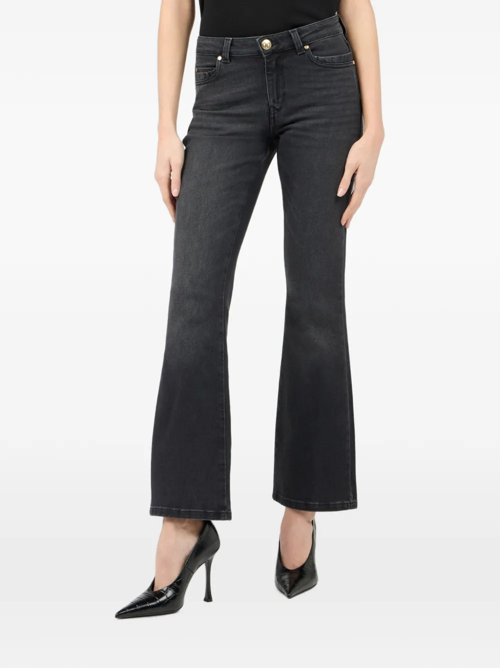 Roberto Cavalli Flared jeans Zwart