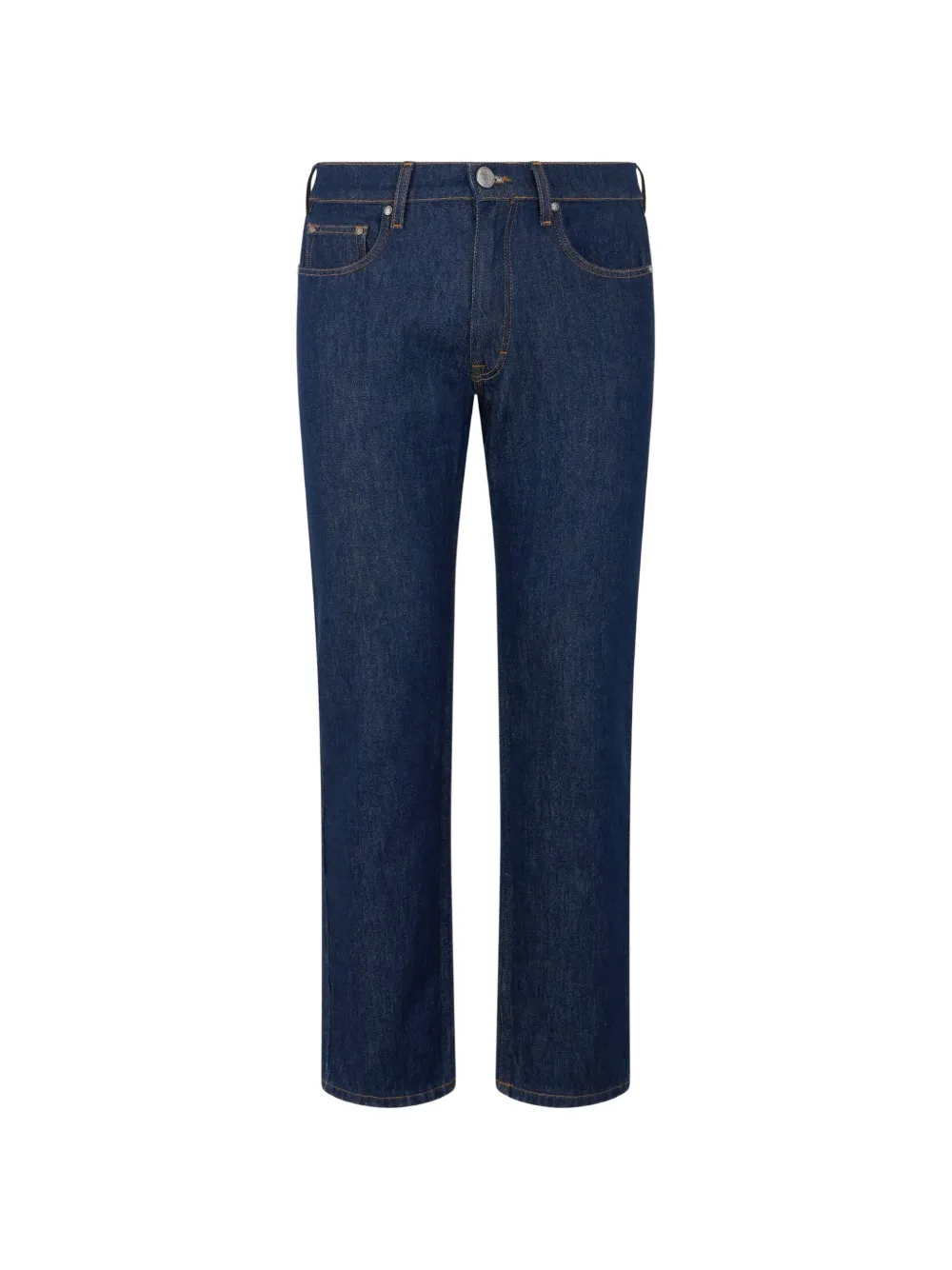 Roberto Cavalli logo-embroidered straight-leg jeans - Blu