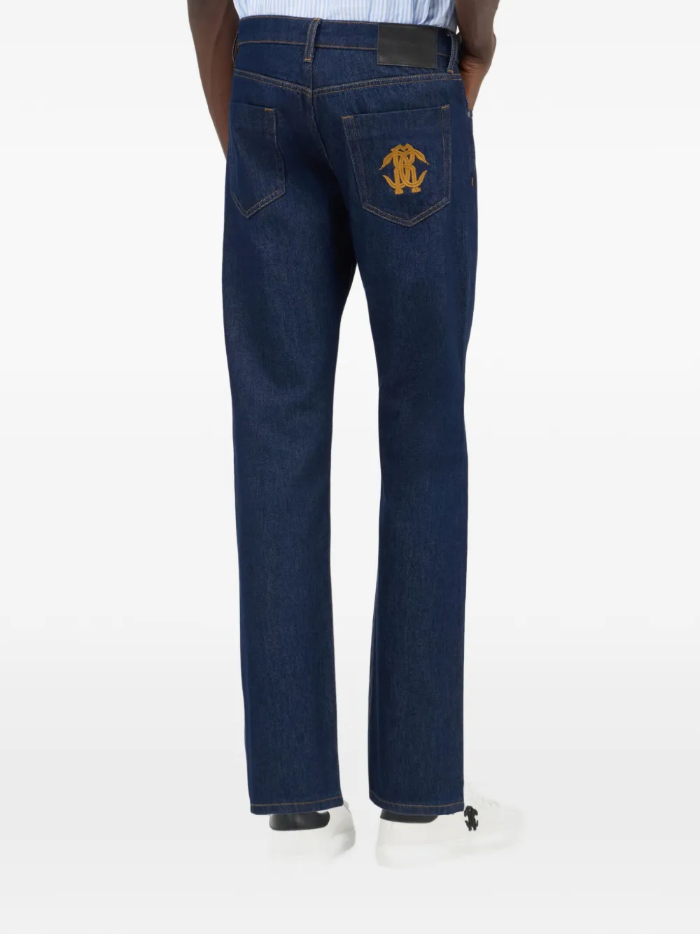 Roberto Cavalli Straight jeans Blauw