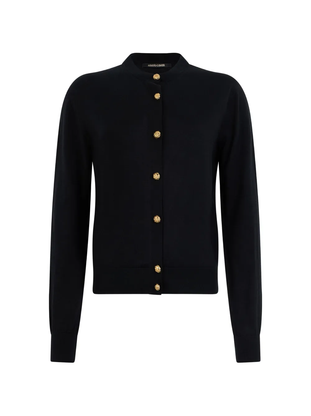 Roberto Cavalli lion-head button cardigan - Noir Roberto Cavalli lion-head button cardigan - Noir