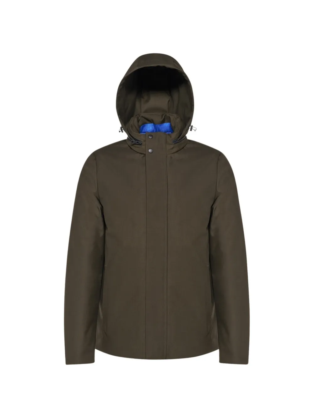 Geox Recanati hooded zip-up jacket - Marrone