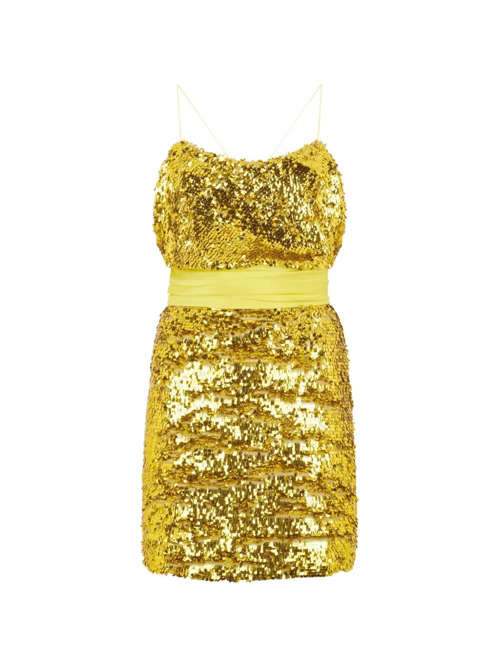 Roberto Cavalli sequin-embellished draped mini dress
