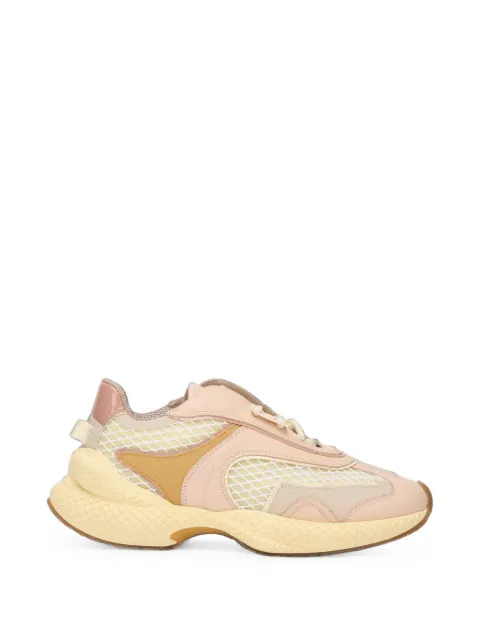 Roberto Cavalli panelled mesh-detail sneakers