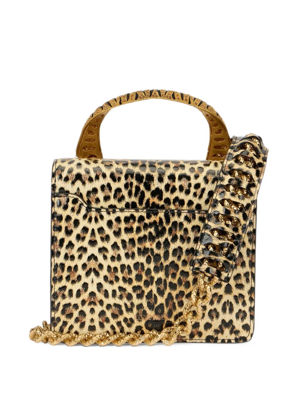 Roberto Cavalli Medium Roar shopper met luipaard-print en tijger-plakkaat Beige