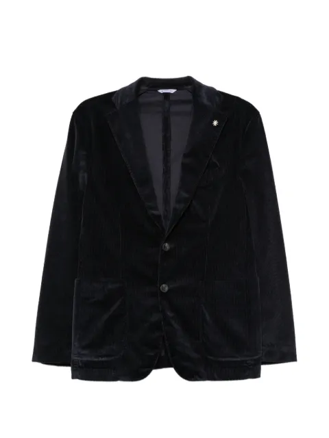 Manuel Ritz corduroy single-breasted blazer