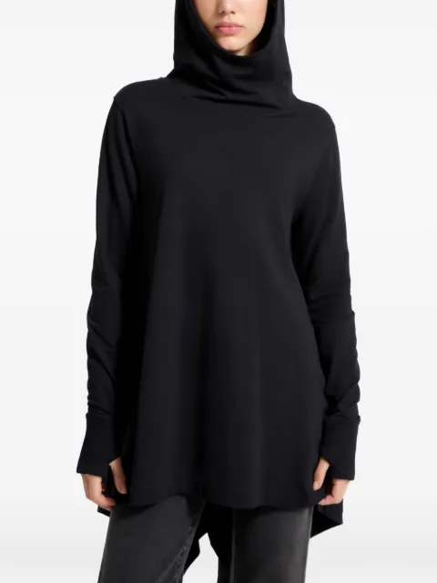 Marcella Daria handkerchief-hem hoodie
