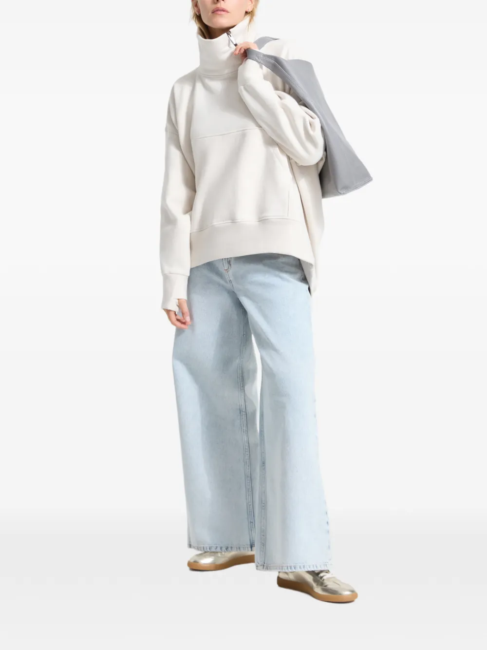 Marcella Boerum asymmetrische sweater Beige