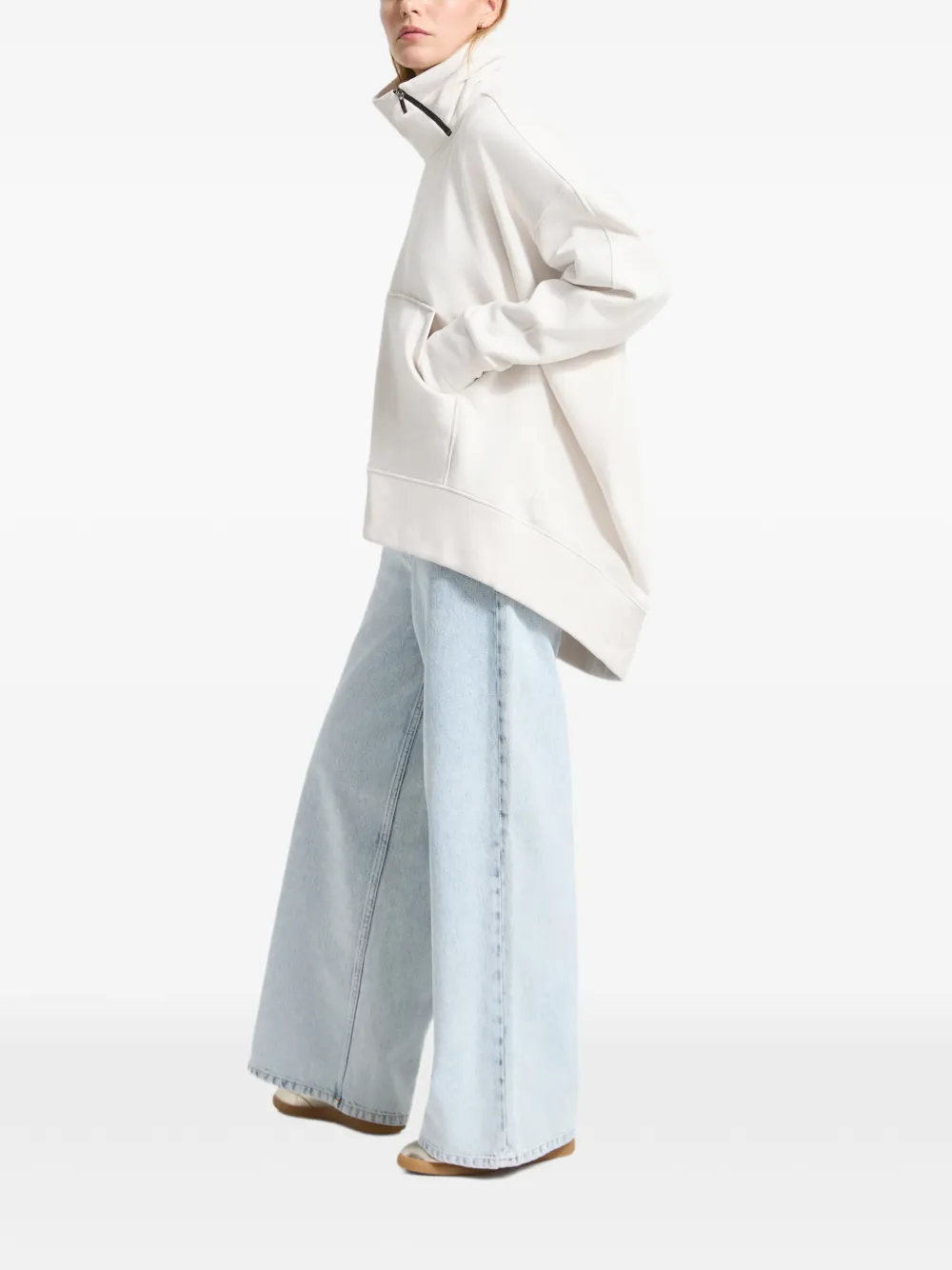 Marcella Boerum asymmetrische sweater Beige
