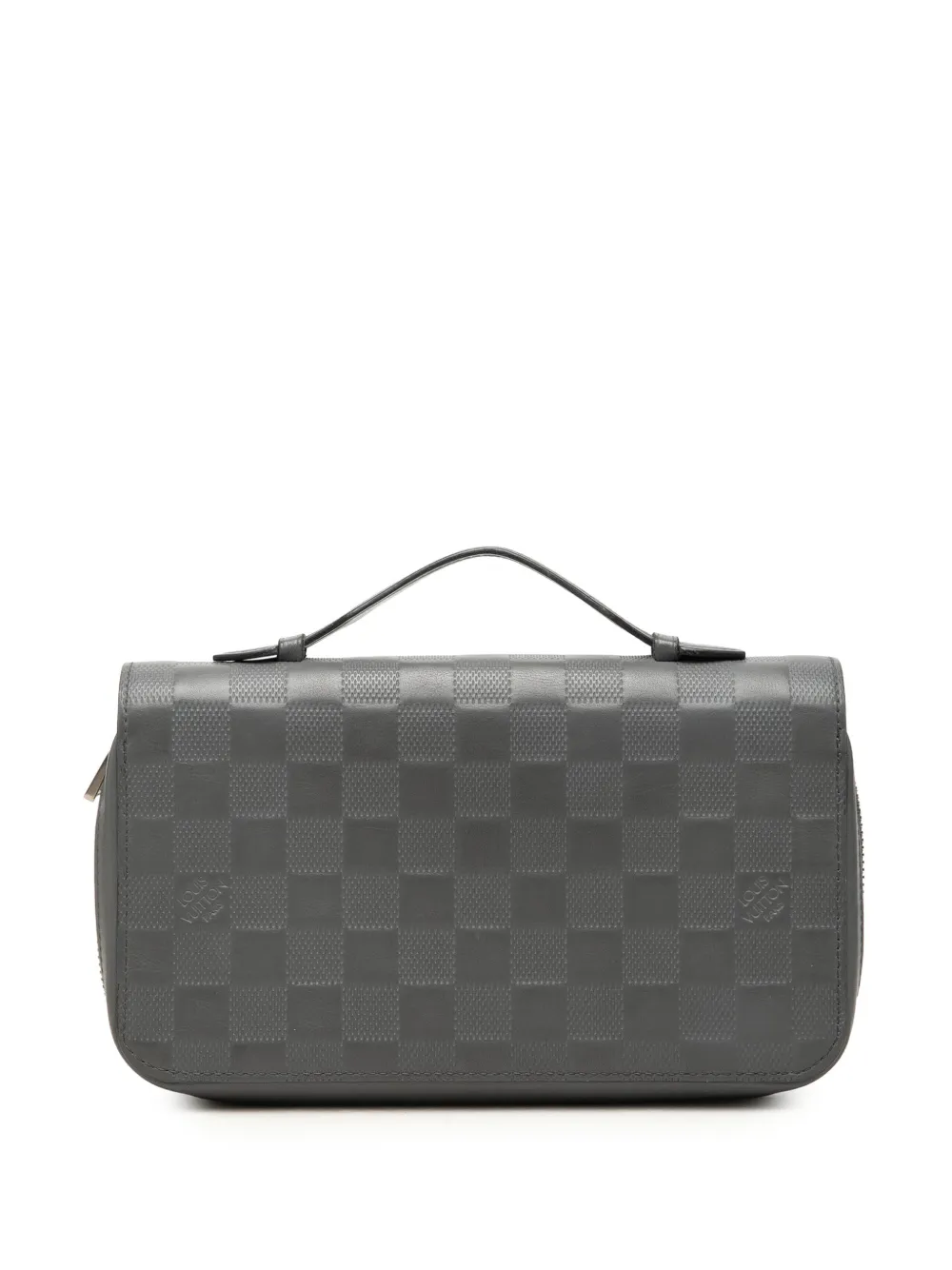 Louis Vuitton Pre-Owned 2017 Damier Infini Zippy Wallet XL long wallets - Grigio