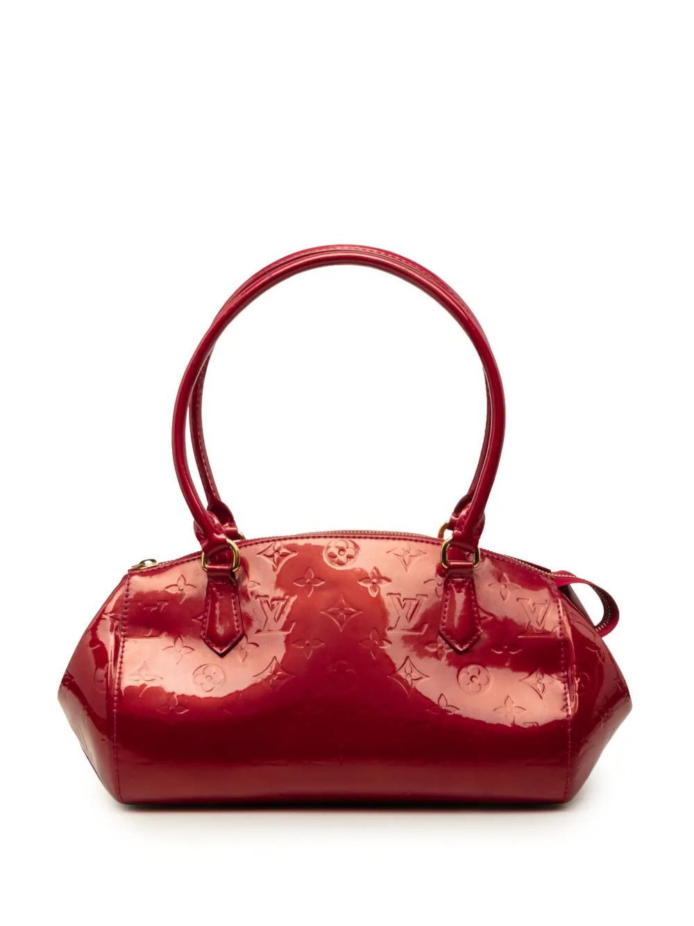 Louis Vuitton Pre-Owned 2011 Monogram Vernis Sherwood PM shoulder bag - Rosso