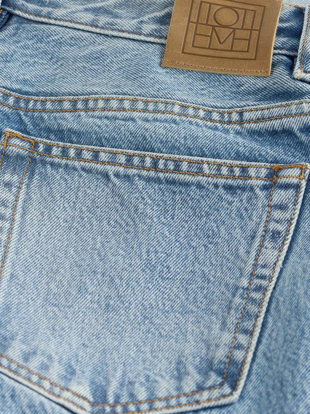 TOTEME high slim denim true vintage Blauw