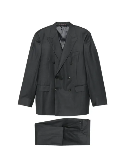 Canali ピークドラペル ダブルスーツ