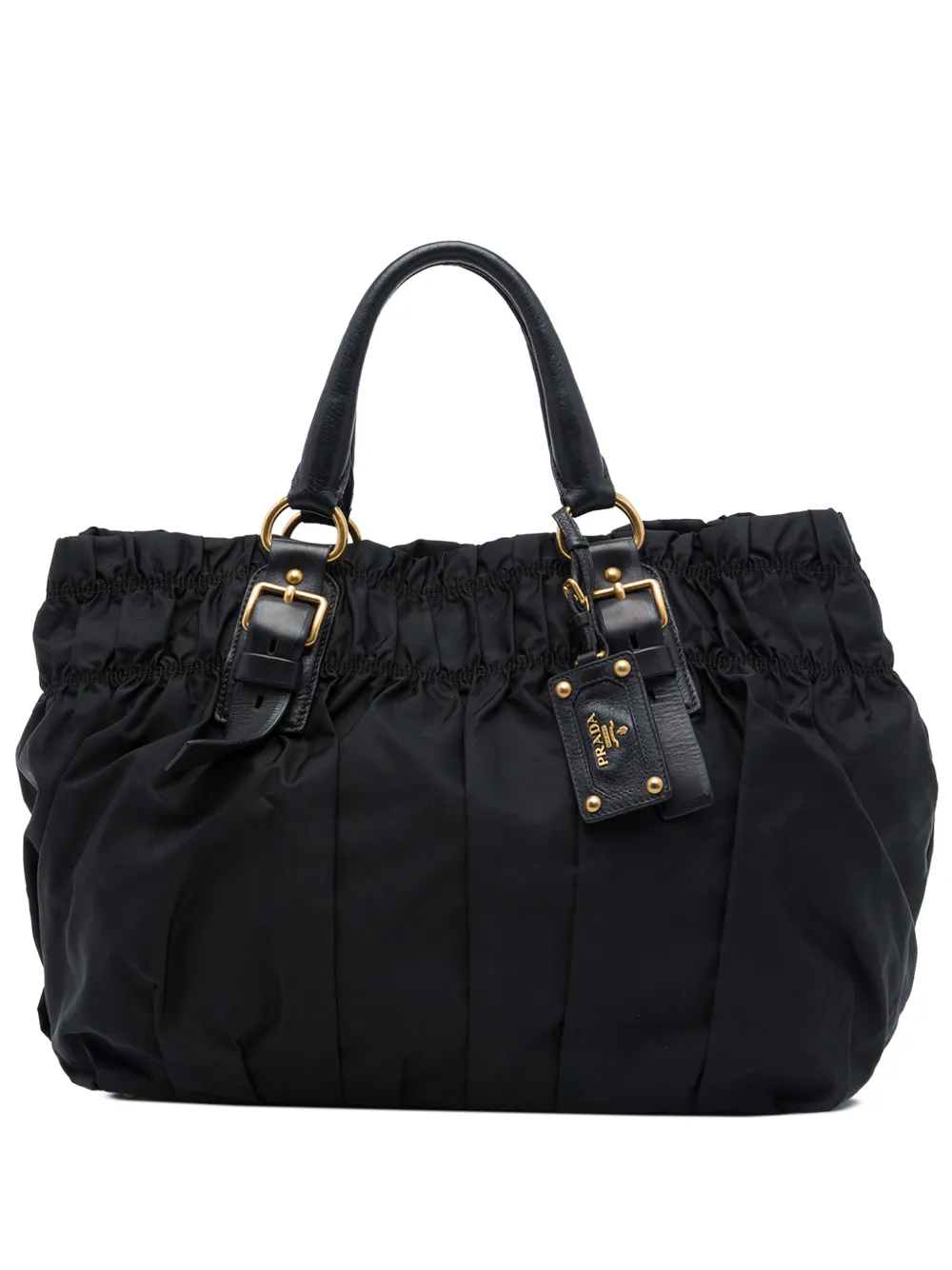Prada Pre-Owned 2010-2026 Tessuto Gaufre tote bag - Noir