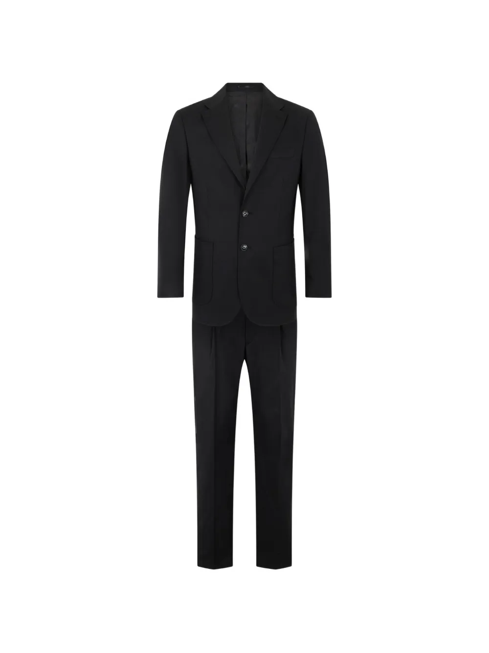 Roberto Cavalli single-breasted notched-lapels suit - Nero