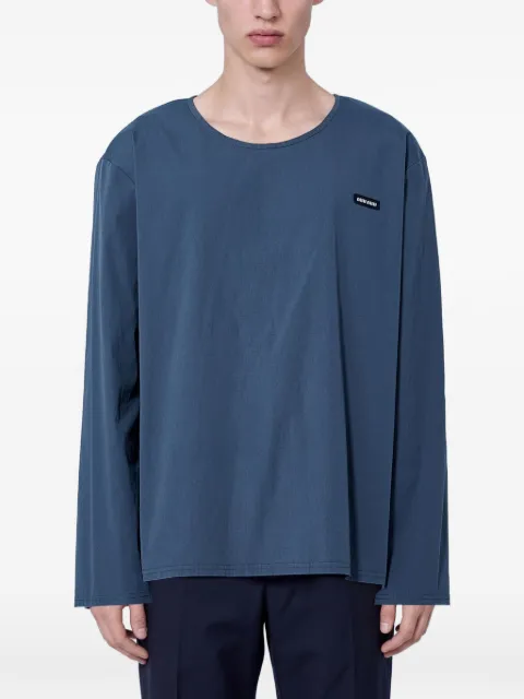 Miu Miu stretch poplin top