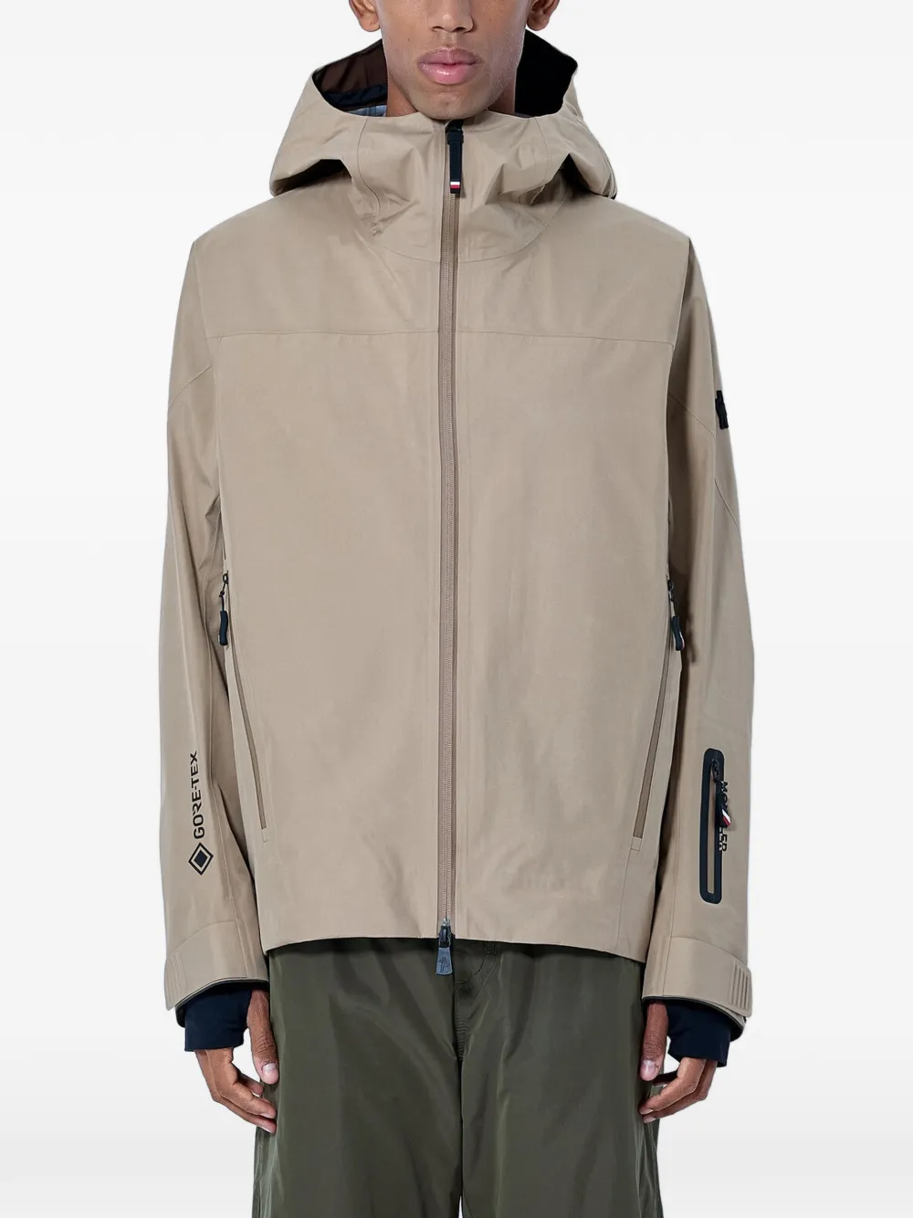 Moncler Grenoble hooded zip-up jacket