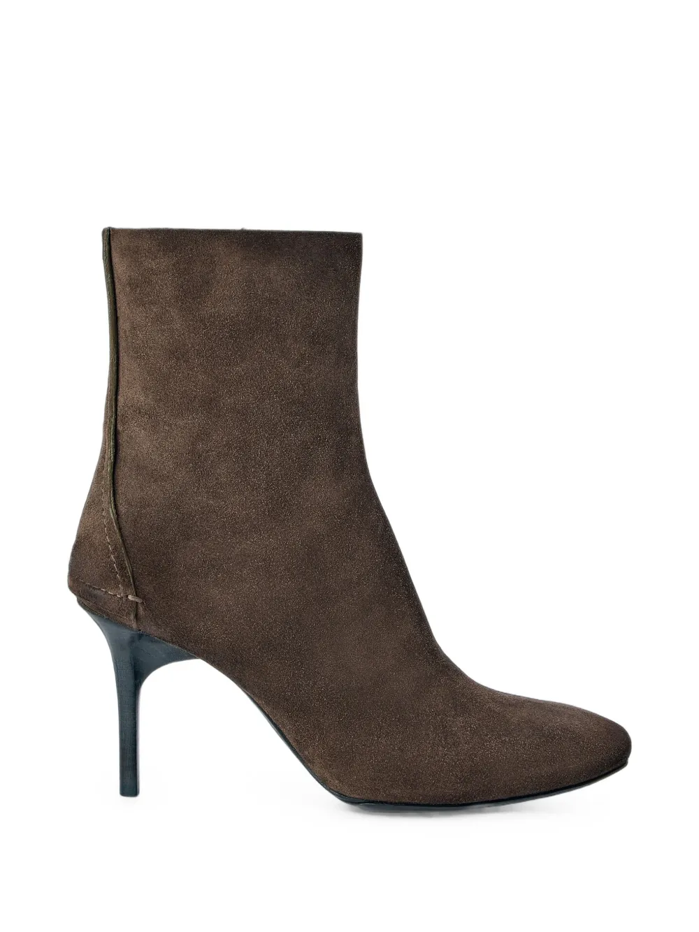 CAPASA MILANO pointed-toe suede ankle boots - Marron
