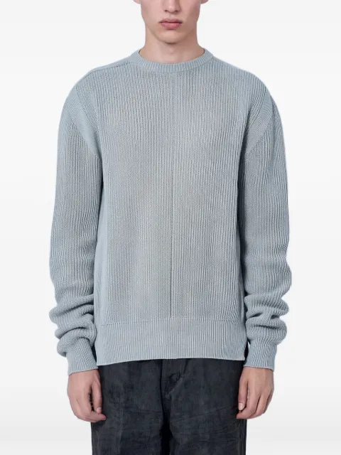 Rick Owens ribbed-knit wool sweater