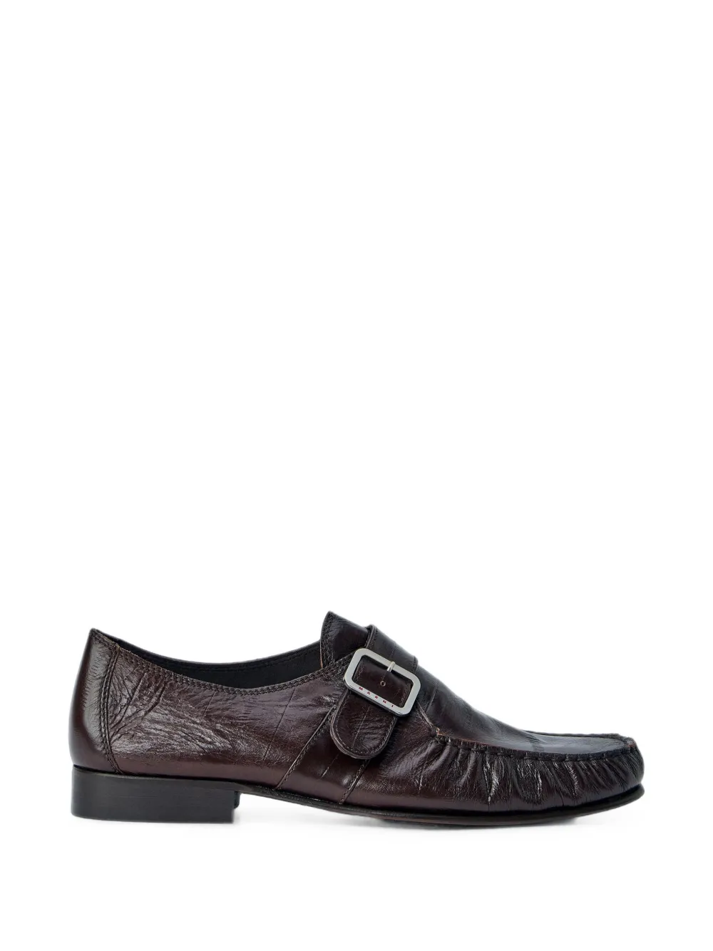 Marni brown eel-effect-leather Wallabee shoes - Marron Marni brown eel-effect-leather Wallabee shoes - Marron