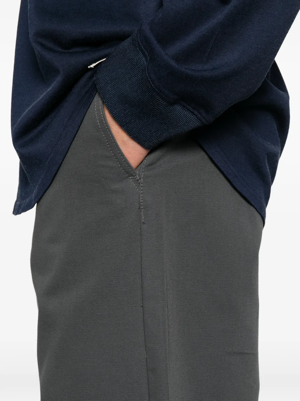 Kenzo panelled wide-leg trousers Grijs