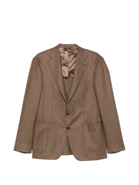 Canali houndstooth-pattern blazer