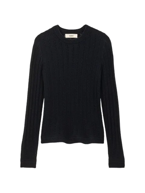 Ba&Sh Dakar pointelle-knit sweater