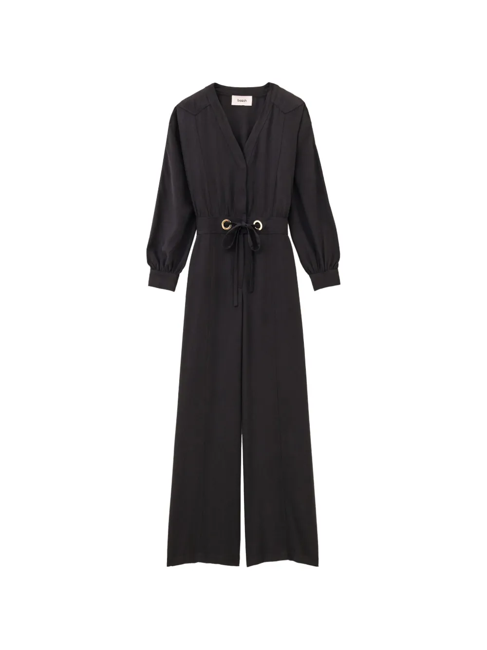 Ba&Sh Pere drawstring-waist jumpsuit - Nero
