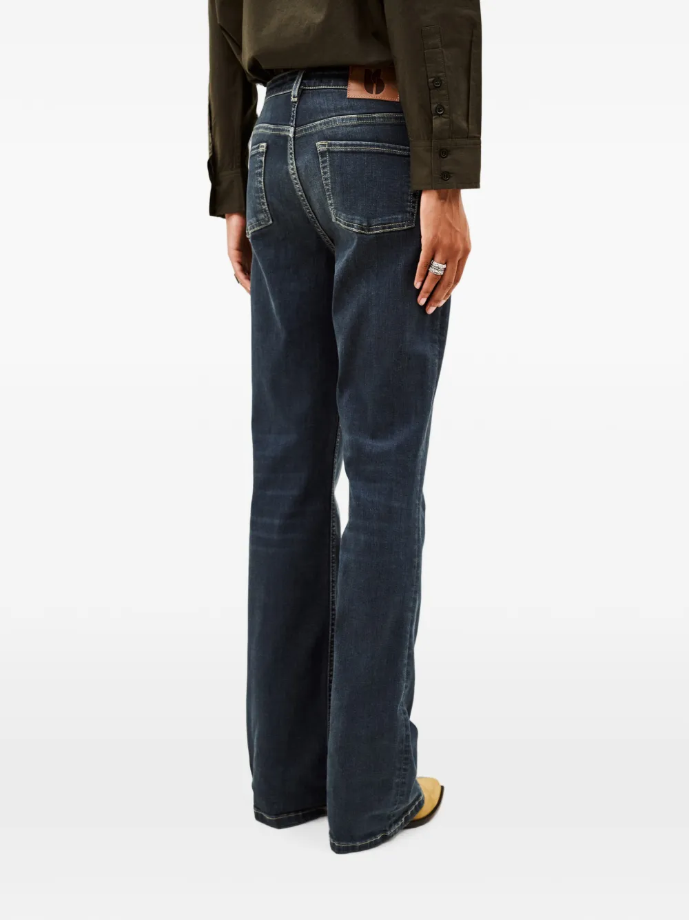 Ba&Sh Aommie flared jeans Blauw