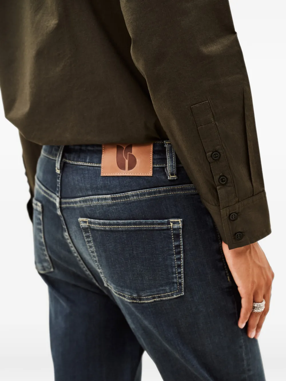 Ba&Sh Aommie flared jeans Blauw