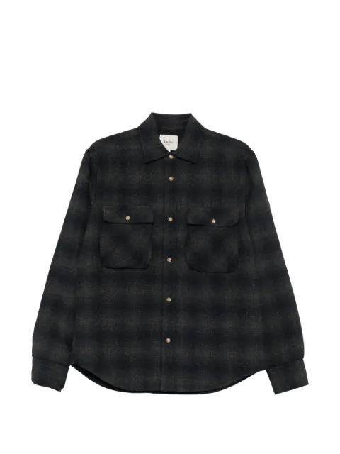 Koike Barcelona check-pattern flap-pocket shirt jacket