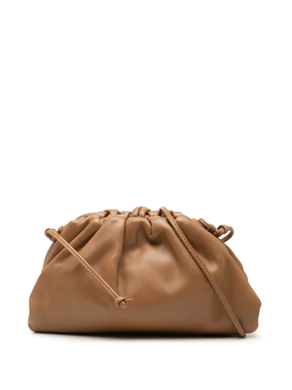 Bottega Veneta Pre-Owned 2012-2026 Lambskin The Mini Pouch crossbody bag - Braun