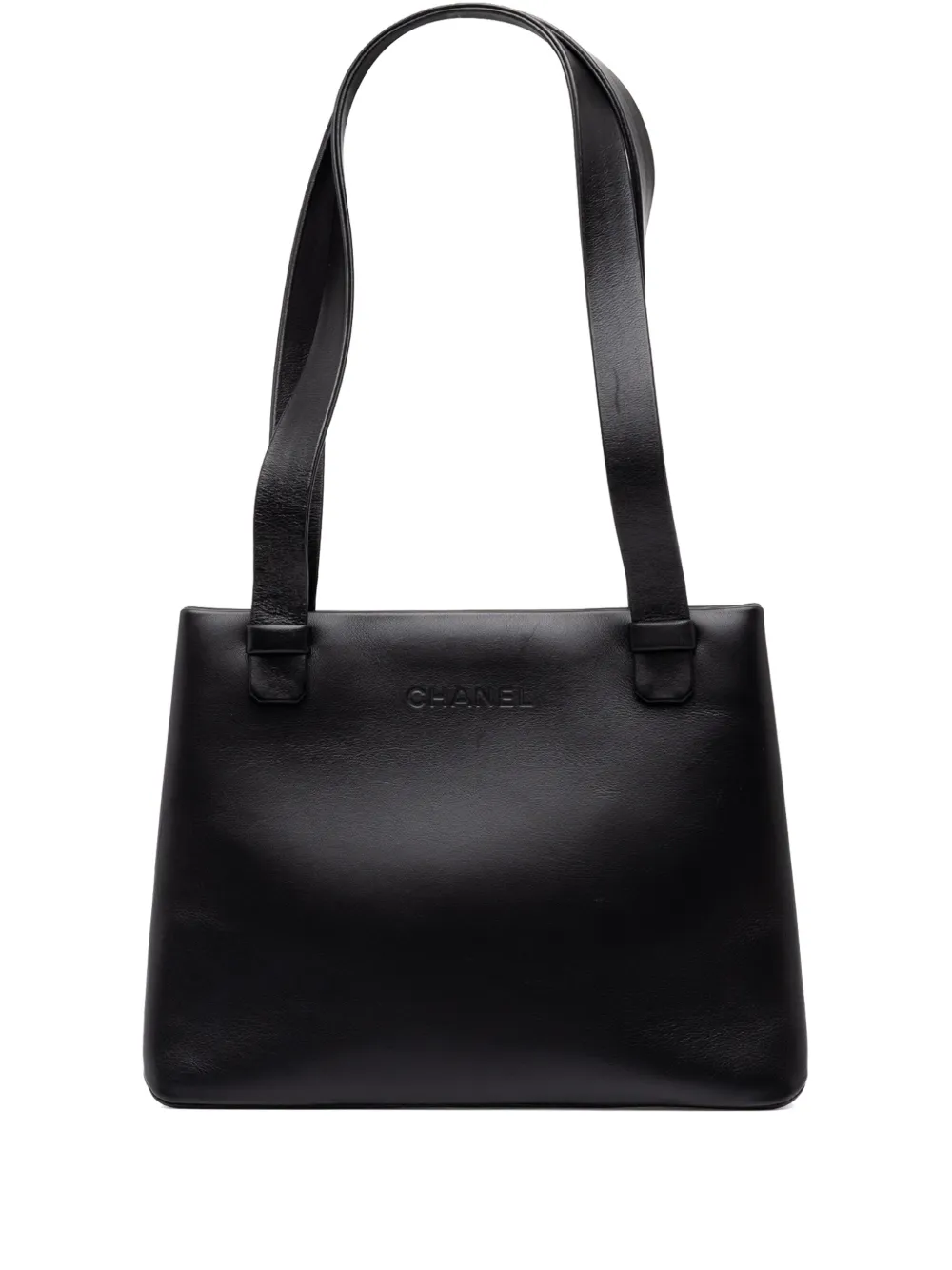 CHANEL Pre-Owned 1997-1999 Mini Calfskin Logo shoulder bag - Nero