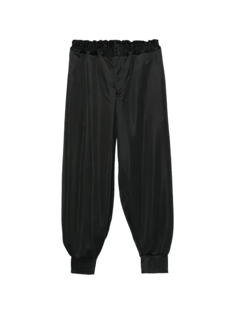 Comme des Garçons Homme Plus elasticated-waistband tapered trousers