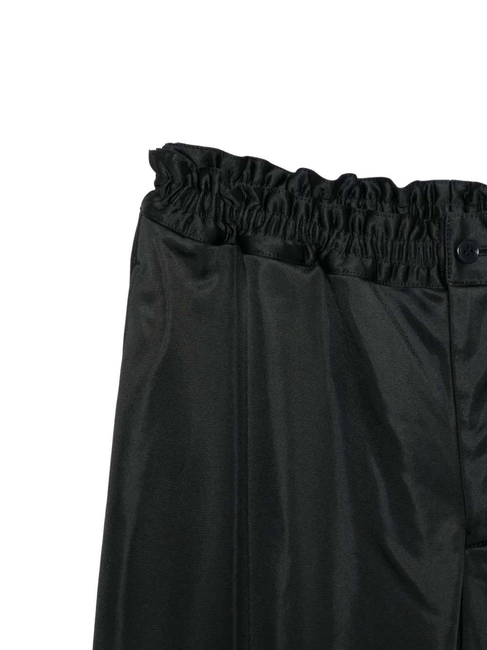 Comme des Garçons Homme Plus Pantalon met elastische tailleband Zwart