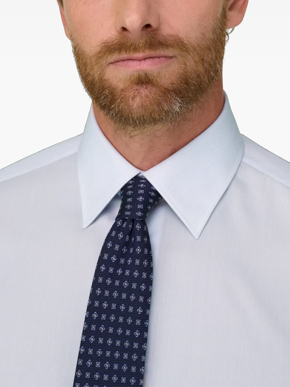 Boggi Milano Gestreept overhemd met regular-fit Blauw