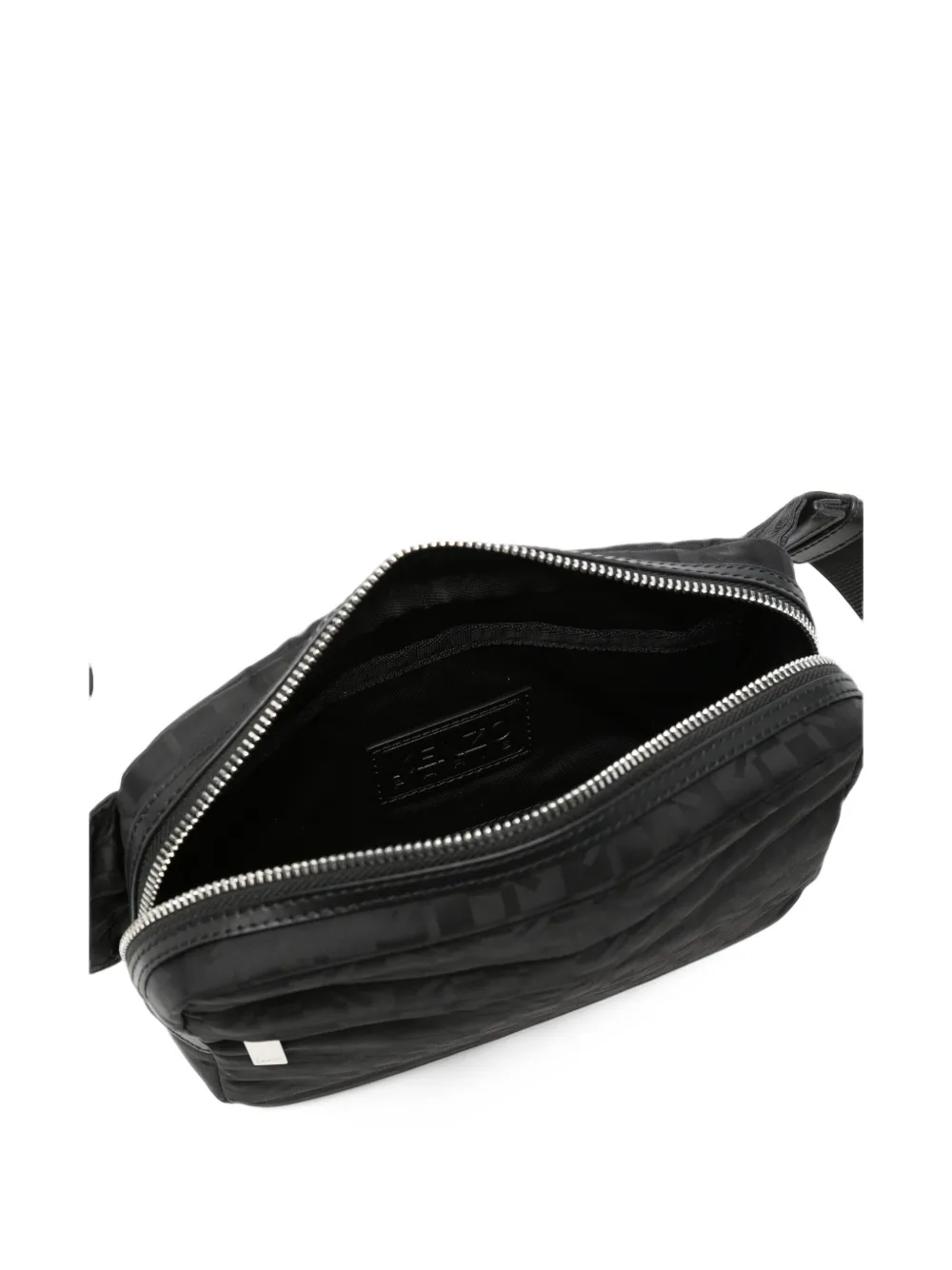 Kenzo logo-jacquard belt bag Zwart