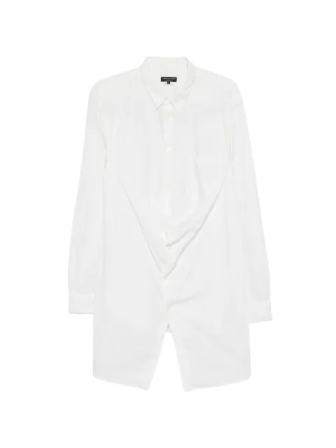 Comme des Garçons Homme Plus draped-detail tie-fastening shirt