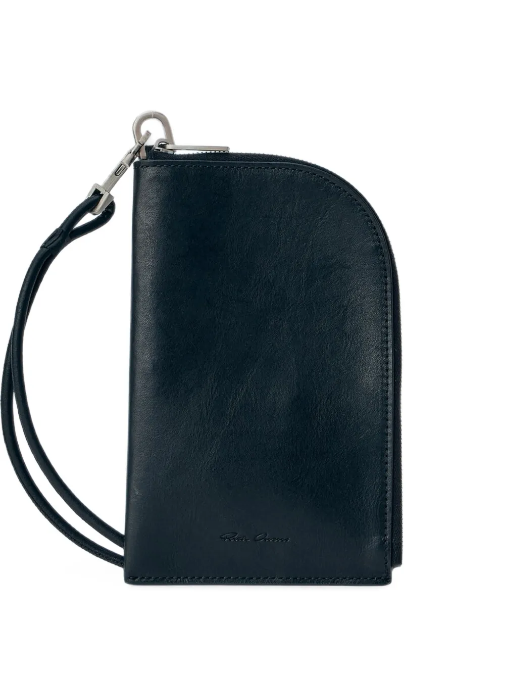 Rick Owens zip-around leather wallet