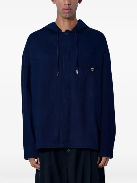 Jacquemus hooded denim shirt jacket