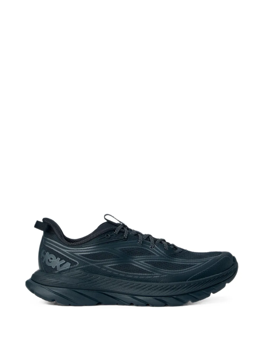 HOKA mesh-upper sneakers - Gris
