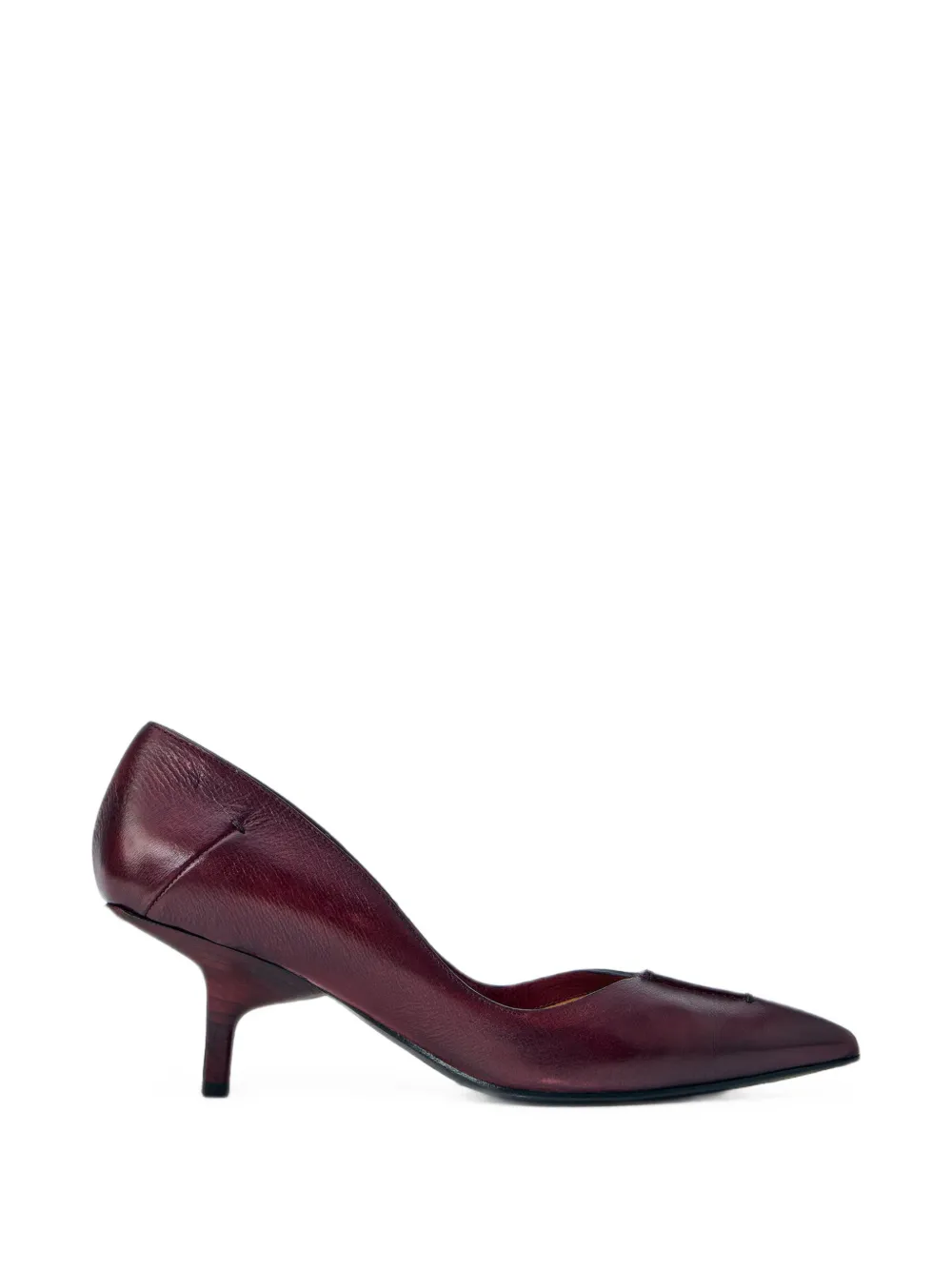 CAPASA MILANO pointed-toe leather pumps - Rouge
