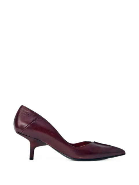 CAPASA MILANO pointed-toe leather pumps